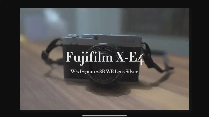 (Vlog.) Fujifilm x-e4 Unboxing video