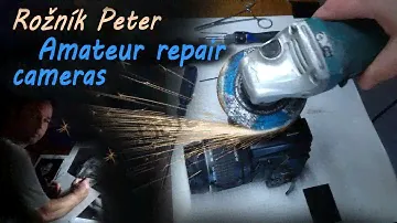 Amateur repair cameras  -  Fuji S 9500