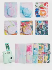 Для Fujifilm Instax Mini12 Сумка для камеры серии Graffiti Artist PU Сумка для хранения камеры 3-дюймовый Фотоальбом серии Artist с 96 карманами