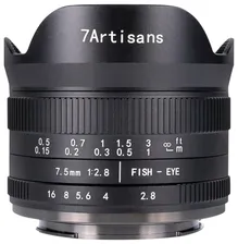 Объектив 7artisans 7.5mm f/2.8 Fujifilm X mark II черный