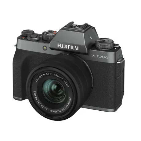 Цифровой фотоаппарат FujiFilm X-T200 kit XC15-45mm OIS PZ Dark Silver-3