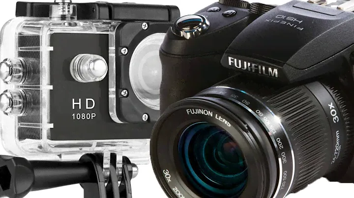SJ4000 Clone VS Fujifilm FinePix HS10 (Night Test)