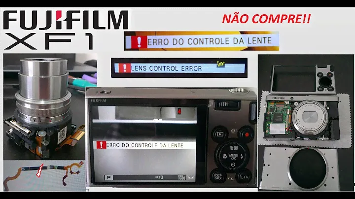 Desmontagem da FUJIFILM FX1 (lens control error)