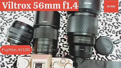 Unboxing Viltrox 56mm f1.4 ll Fuji X mount | Mount to Fuji Xt100 | Viltrox Lenses