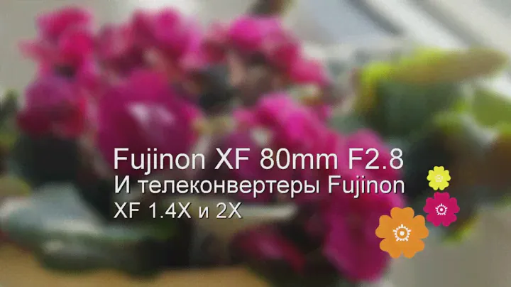 Фокусировка Fujinon 80mm macro F2.8  с телеконвертерами XF1.4X и XF2X