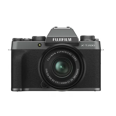 Цифровой фотоаппарат FujiFilm X-T200 kit XC15-45mm OIS PZ Dark Silver-2