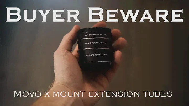 Be Careful of These Extension Tubes! | Fuji X Mount Extension Tubes by Movo