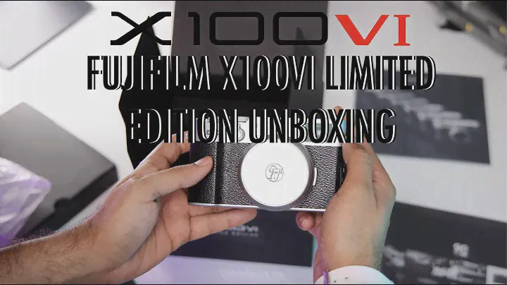 FUJIFILM X100VI Limited Edition Camera Unboxing