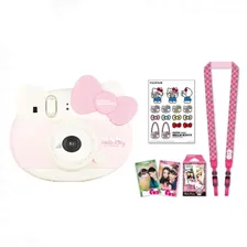 Фотокамера моментальной печати Fujifilm Instax Mini Hello Kitty + картридж, ремень и наклейки Pink