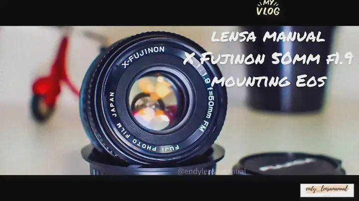 Lensa manual X Fujinon 50mm f1.9 mounting Eos