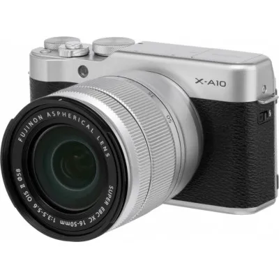 Фотоаппарат со сменной оптикой Fujifilm X-A10 Kit 16-50 (серебристый)-0