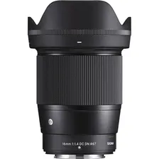 Объектив Sigma AF 16mm f/1.4 DC DN Contemporary Fujifilm X-mount