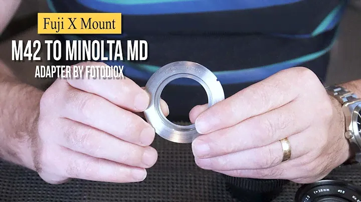 Переходник для крепления Minolta MD на Fuji X и использование объективов M42 с помощью адаптера Fotodiox M42 на MD.