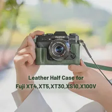 Шелв защитный корпус кожаная половинка базовая крышка для Fuji Fujifilm XT4 XT5 XT30 X100V XS10 Аксессуаль для камеры