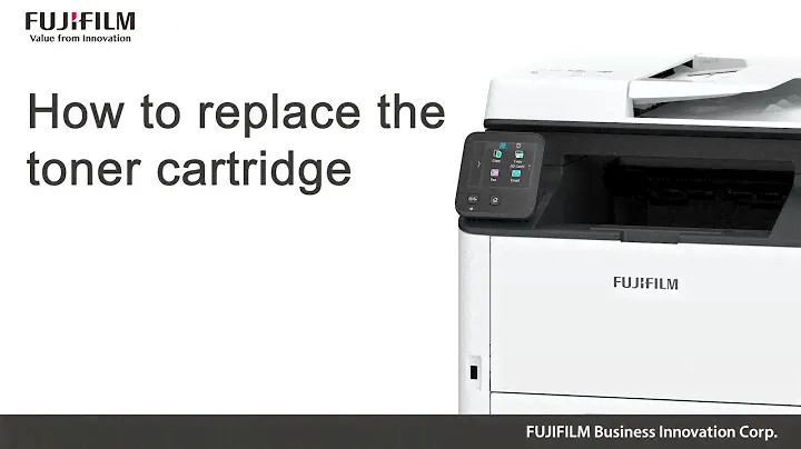 How to replace the toner cartridge
