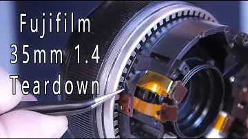 #005 Repair Fuji 35mm 1.4 (partial teardown) read description