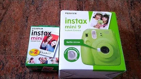 Fujifilm Instax Mini 9 Camera Unboxing and  DEMO