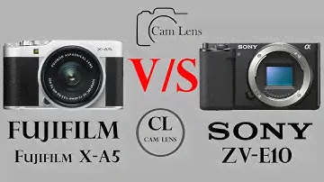 Fujifilm X A5 vs Sony ZV E10